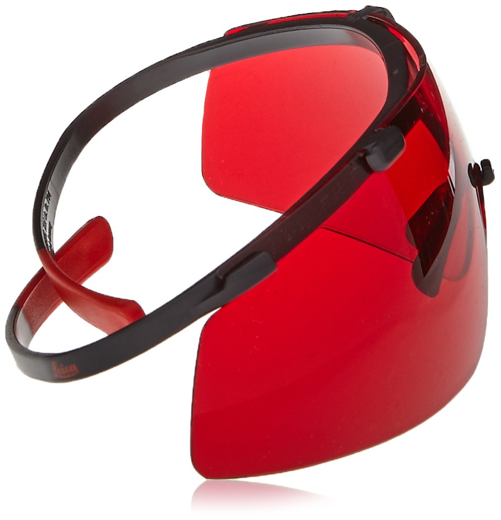 Leica Geosystems DISTO GLB30 Laser Glasses - Red Laser Safety Glasses for Construction, Surveying & DIY Projects - Protect Eyes from Laser Beams During Measurements