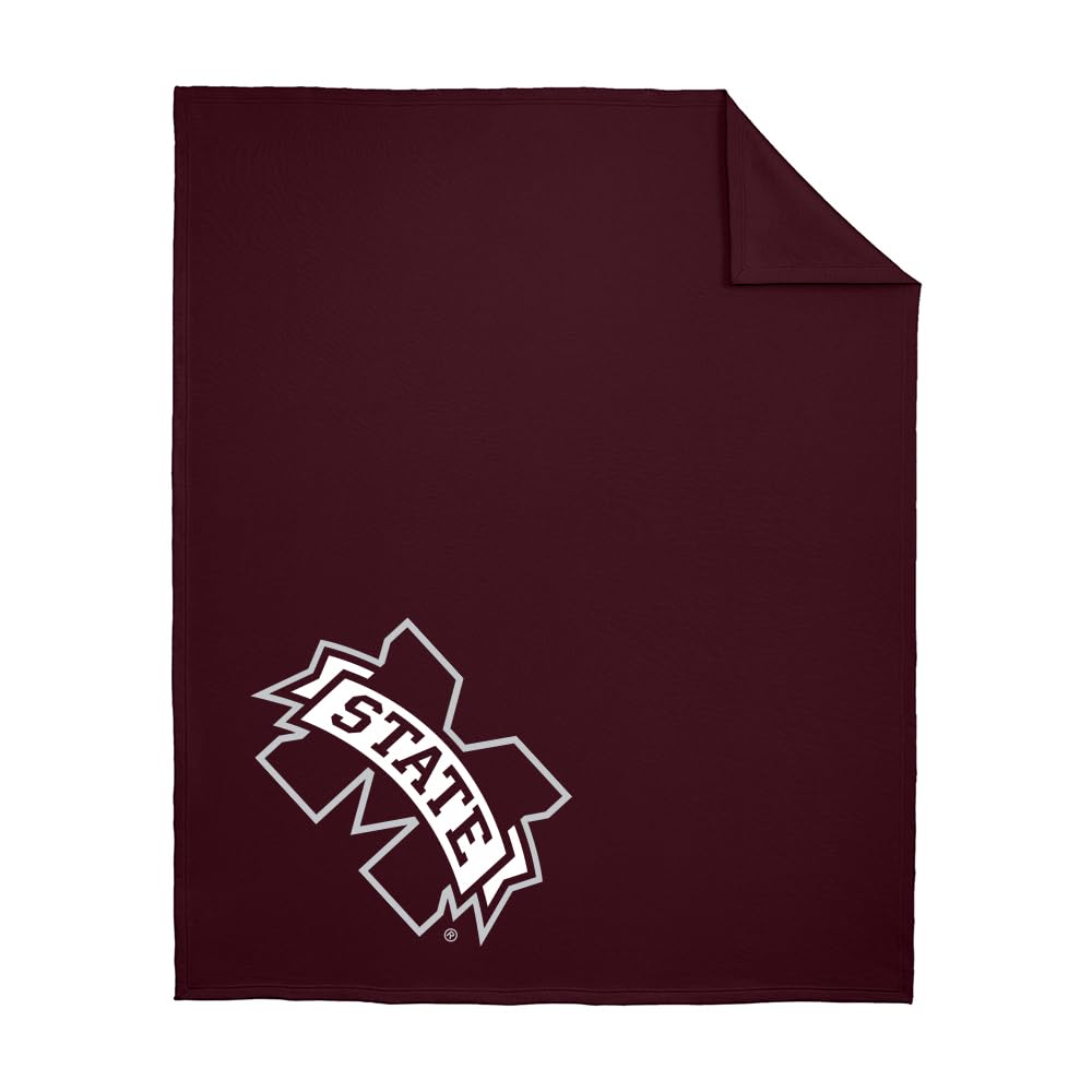 Mississippi State Bulldogs Prime Logo Fleece Throw Blanket 50