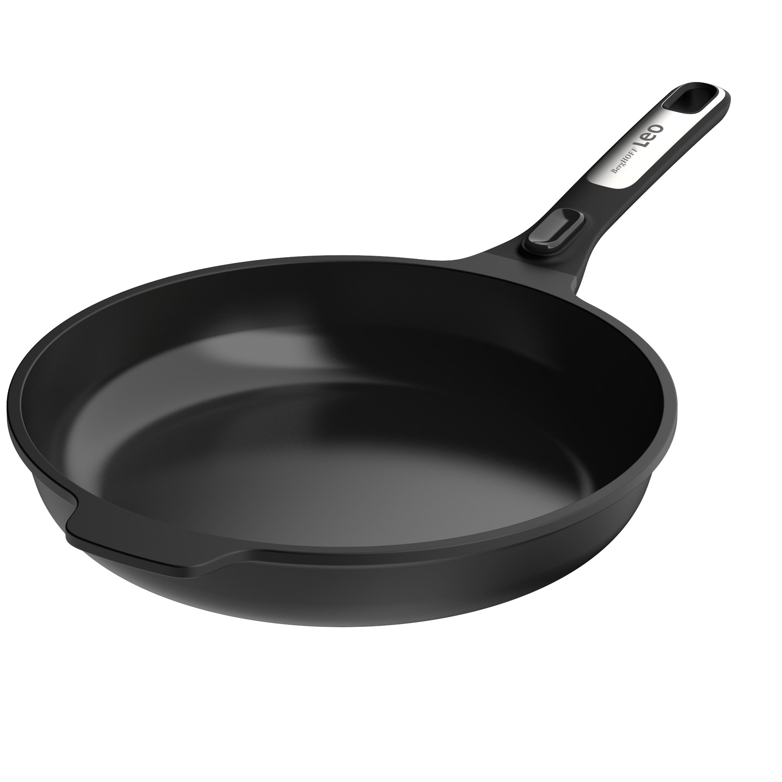 BergHOFF Leo Phantom Nonstick Ceramic 12.75-Inch Fry Pan | Eco-Friendly Recycled Aluminum | Induction Compatible | Perfect for Sautéing, Frying & Omelets | PFOA-Free Cookware for Healthy Cooking