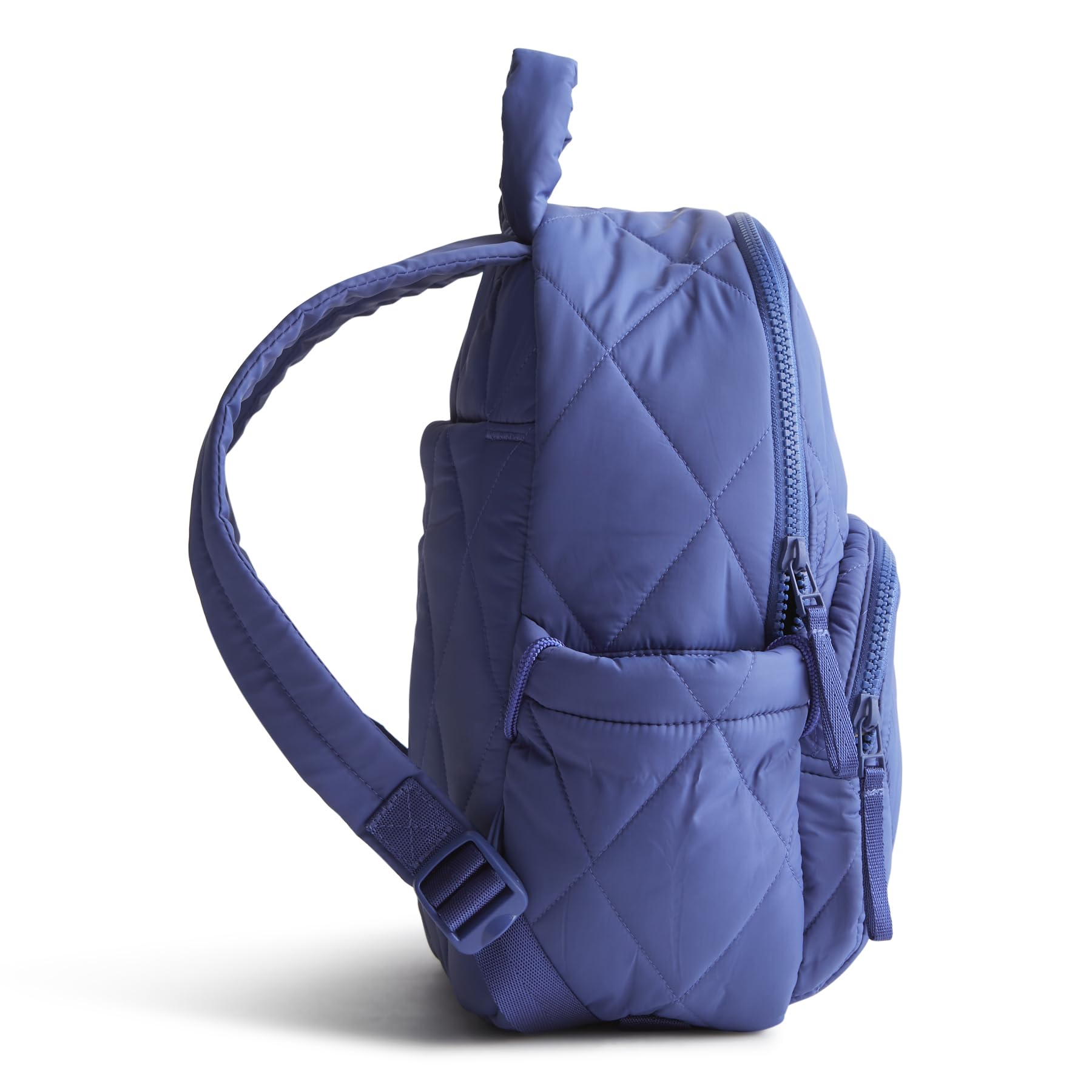 Vera Bradley Featherweight Small Banbury Backpack - Lightweight Travel Backpack for Women, Deep Ultramarine Blue | Perfect for School, Work, and Everyday Use