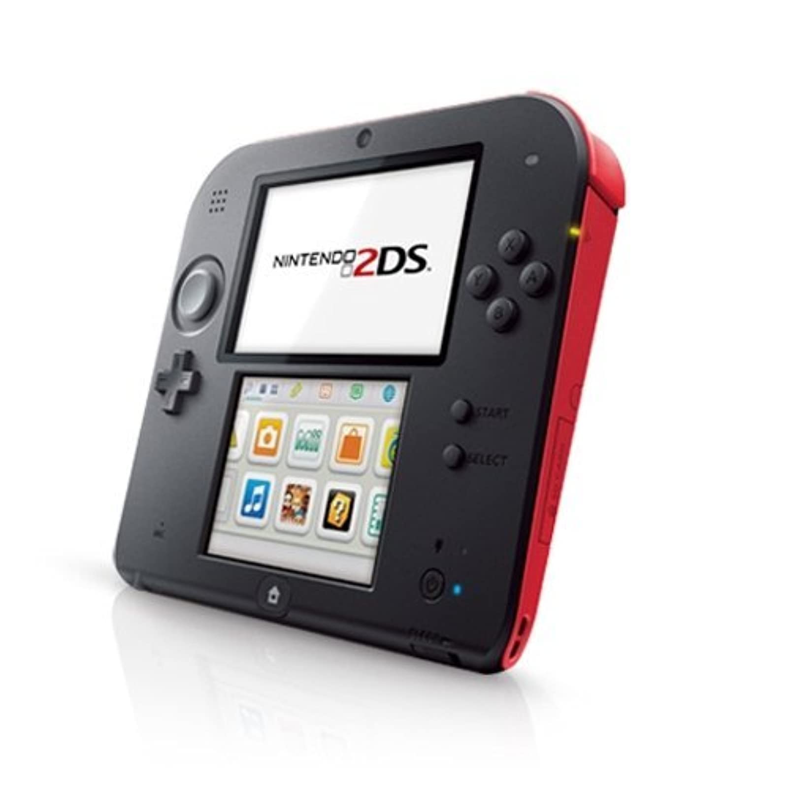 Refurbished Nintendo 2DS Handheld Gaming Console - Crimson Red | Portable Game System for Kids & Adults | Perfect for Travel, Commuting & Home Entertainment