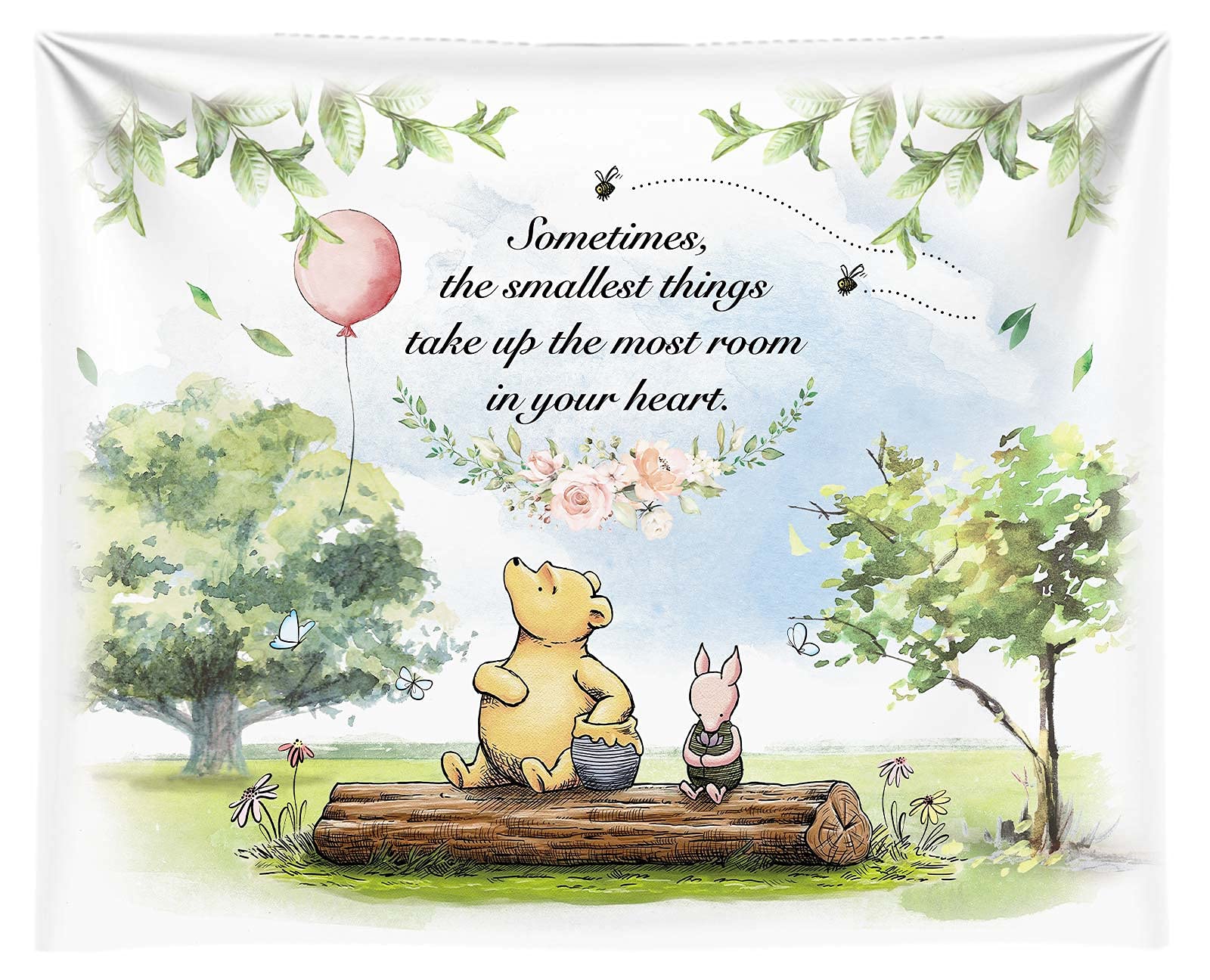 10x8ft Vintage Bear Fabric Backdrop for Baby Shower, 1st Birthday Party & Photography - Classic Teddy Bear Theme Background for Newborn, Kids, Boys & Girls - Perfect for Cake Table Decor, Photo Studio Props & Banner Decorations
