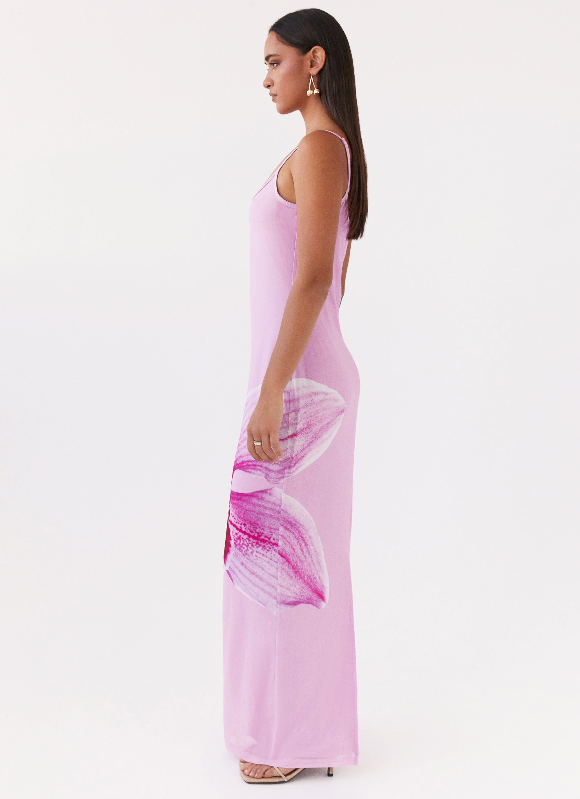 Bad News Mesh Maxi Dress - Pink Magnolia | Flowy Boho Chic Dress for Women | Perfect for Summer Festivals, Beach Vacations & Date Nights