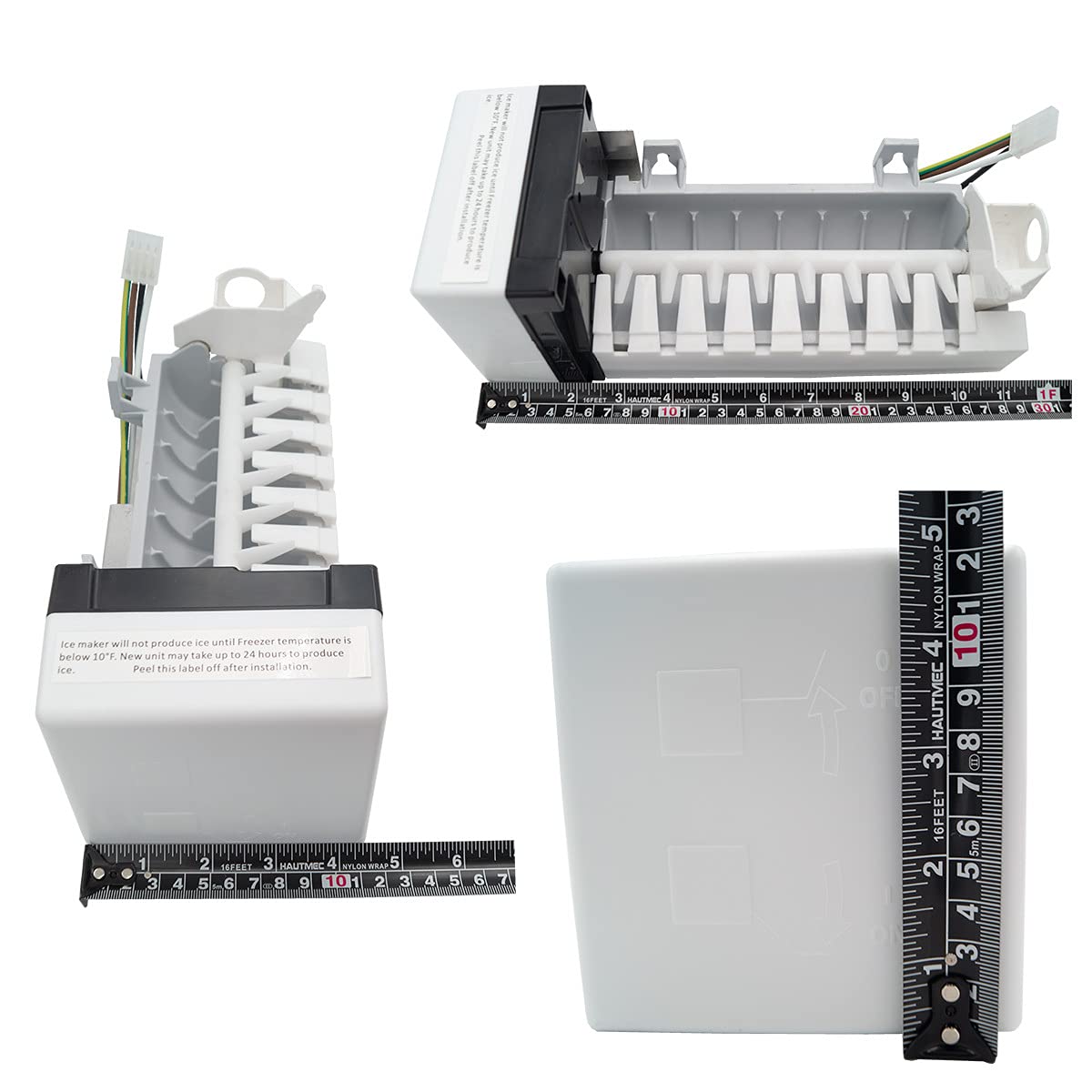 W10916040 W10377149 Refrigerator Ice Maker Assembly Replacement - Compatible with Specific Models (Not Universal) - Perfect for Kitchen Appliance Repair & Maintenance