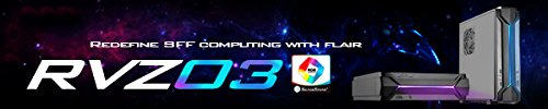 SilverStone SST-RVZ03B Raven Mini-ITX Gaming PC Case - Compact Black Chassis with RGB Lighting for High-Performance Gaming Rigs | Perfect for Small Space Setups, Esports Tournaments & Home Entertainment Systems