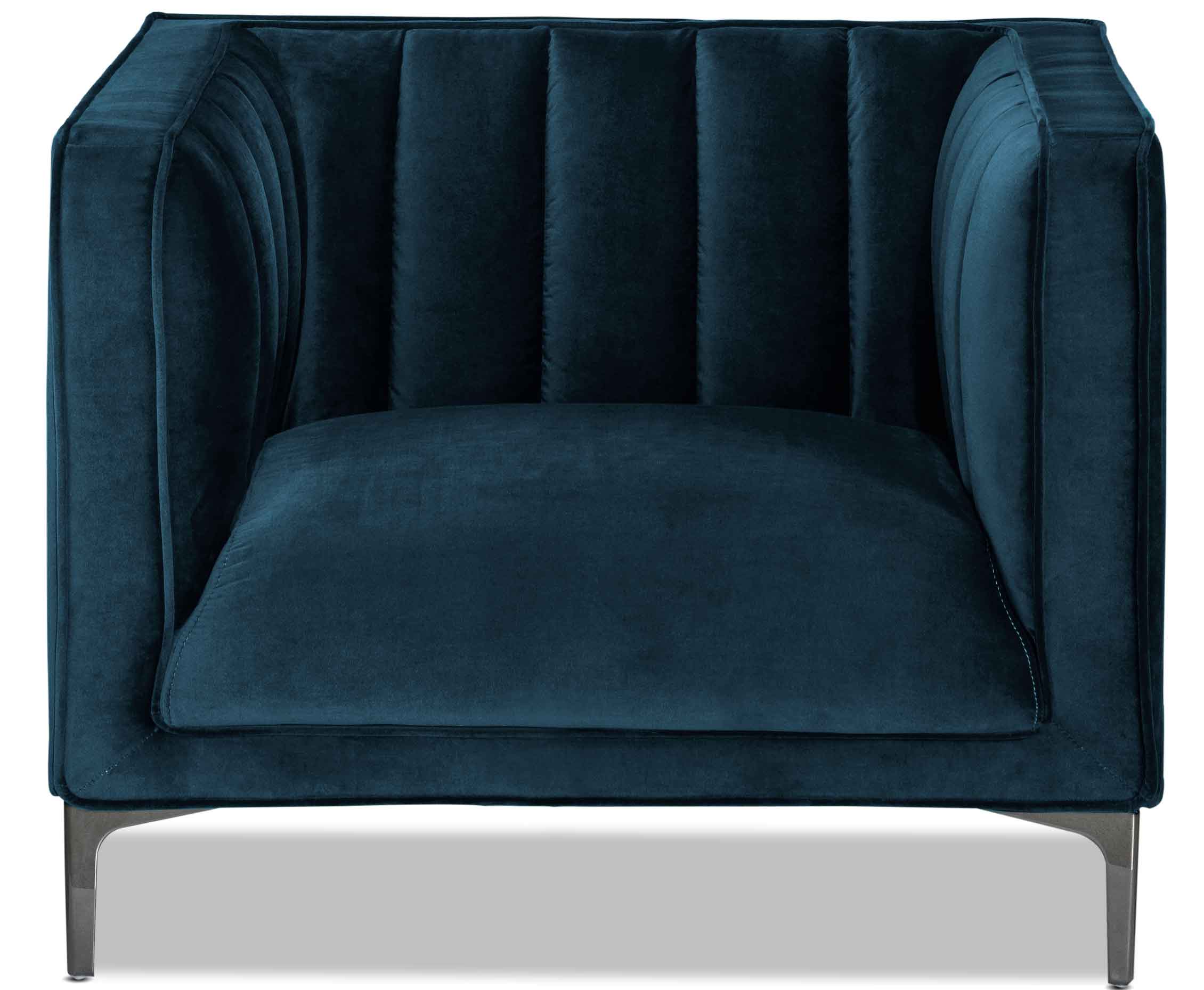 Celina Chair - Modern Blue Accent Chair for Living Room, Bedroom & Office - Stylish & Comfortable Seating Furniture