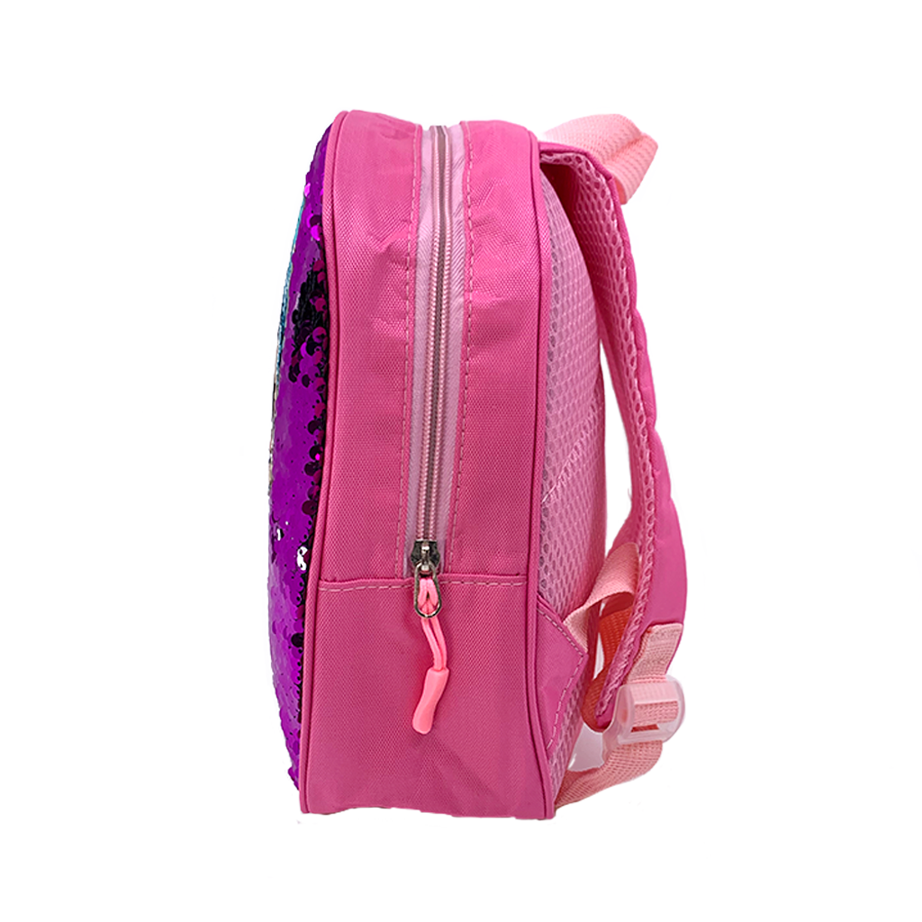 Sparkly Disco Doll Sequins Mini Backpack for Women - Purple Glitter Party Purse for Night Out, Festival, Rave & Cosplay