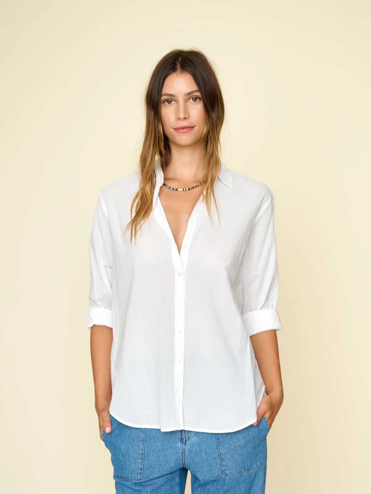 Premium White Cotton Shirt for Men - Soft & Breathable Comfort - Perfect for Office, Casual Wear & Outdoor Activities