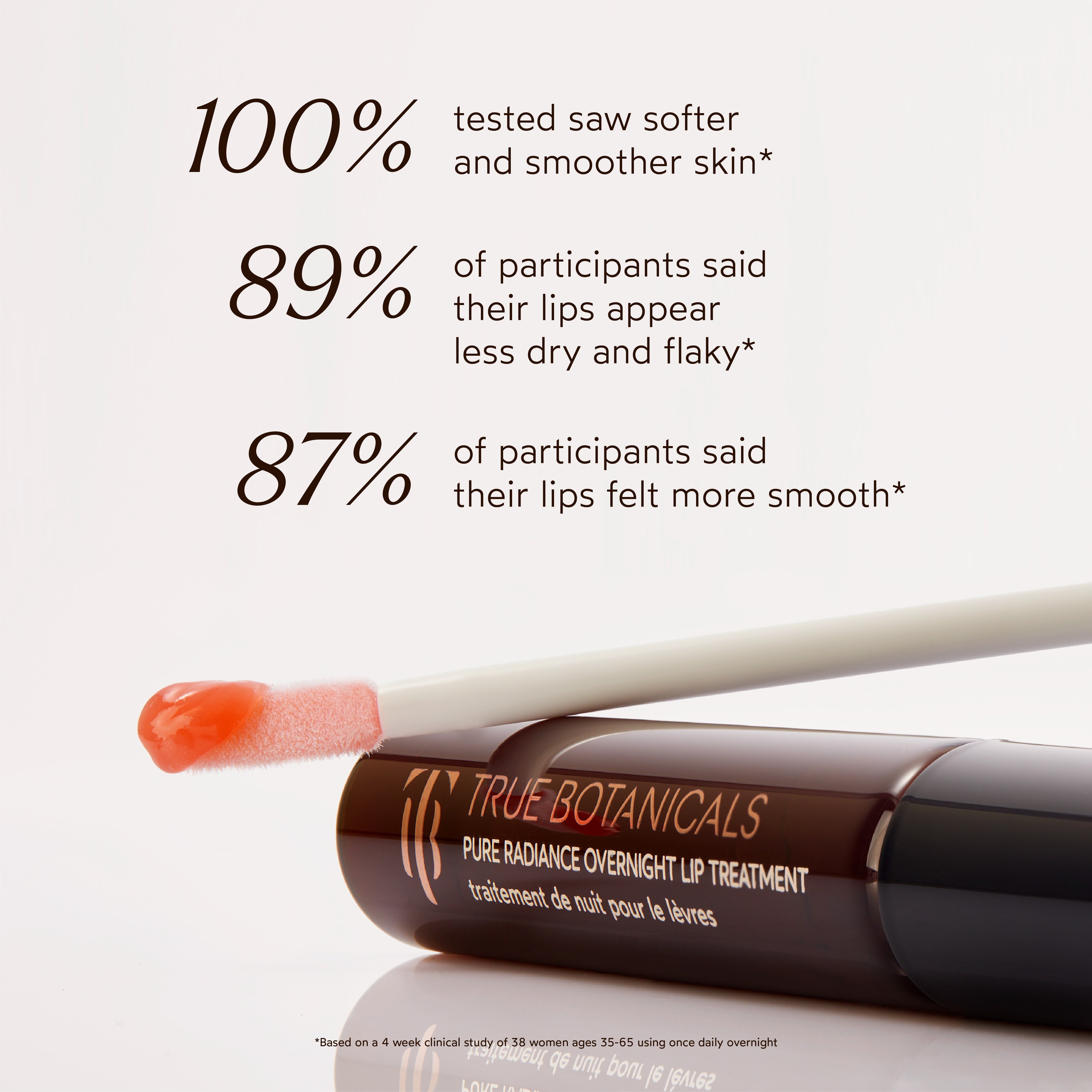 Pure Radiance Overnight Lip Treatment - Hydrating & Plumping Lip Mask for Dry, Chapped Lips | Perfect for Nighttime Skincare Routine & Winter Lip Care