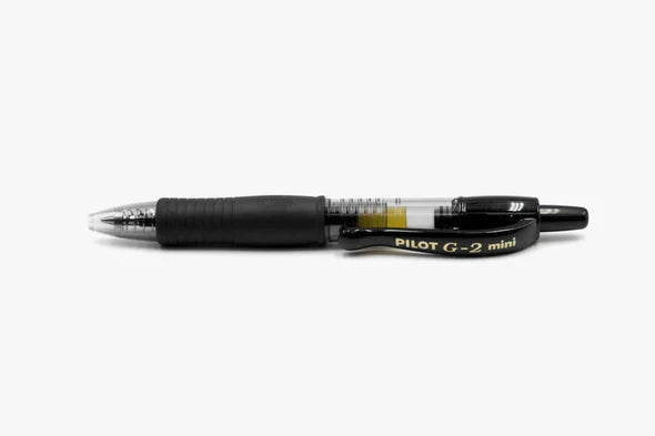 Pilot G2 Mini Ballpoint Pen Refills - 12 Pack Fine Point 0.7mm Black Ink - Perfect for Office, School & Travel Writing Needs