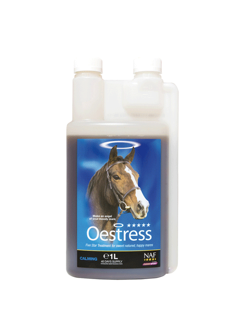 NAF 5* Oestress Liquid - Natural Calming Supplement for Horses - Supports Relaxation & Focus - Ideal for Competition, Travel & Training