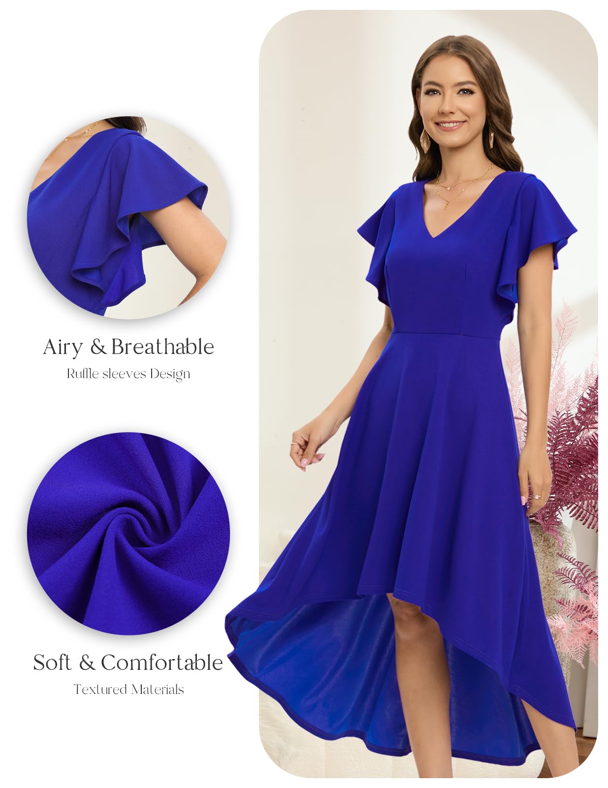 Elegant Formal Wedding Guest Dresses for Women 2024 | Modest Cocktail Party & Prom Gowns | Evening Dresses for Bridal Shower, Anniversary & Black Tie Events