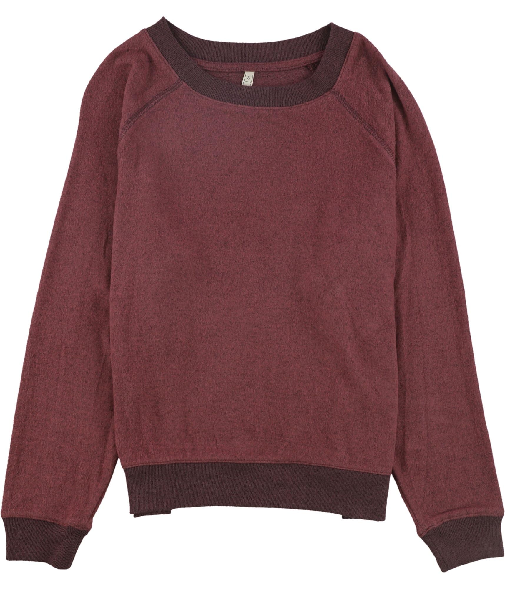AEROPOSTALE Women's Cozy Fleece Sweatshirt - Soft & Warm Pullover, Red, Small - Perfect for Casual Wear, Lounge & Winter Outfits