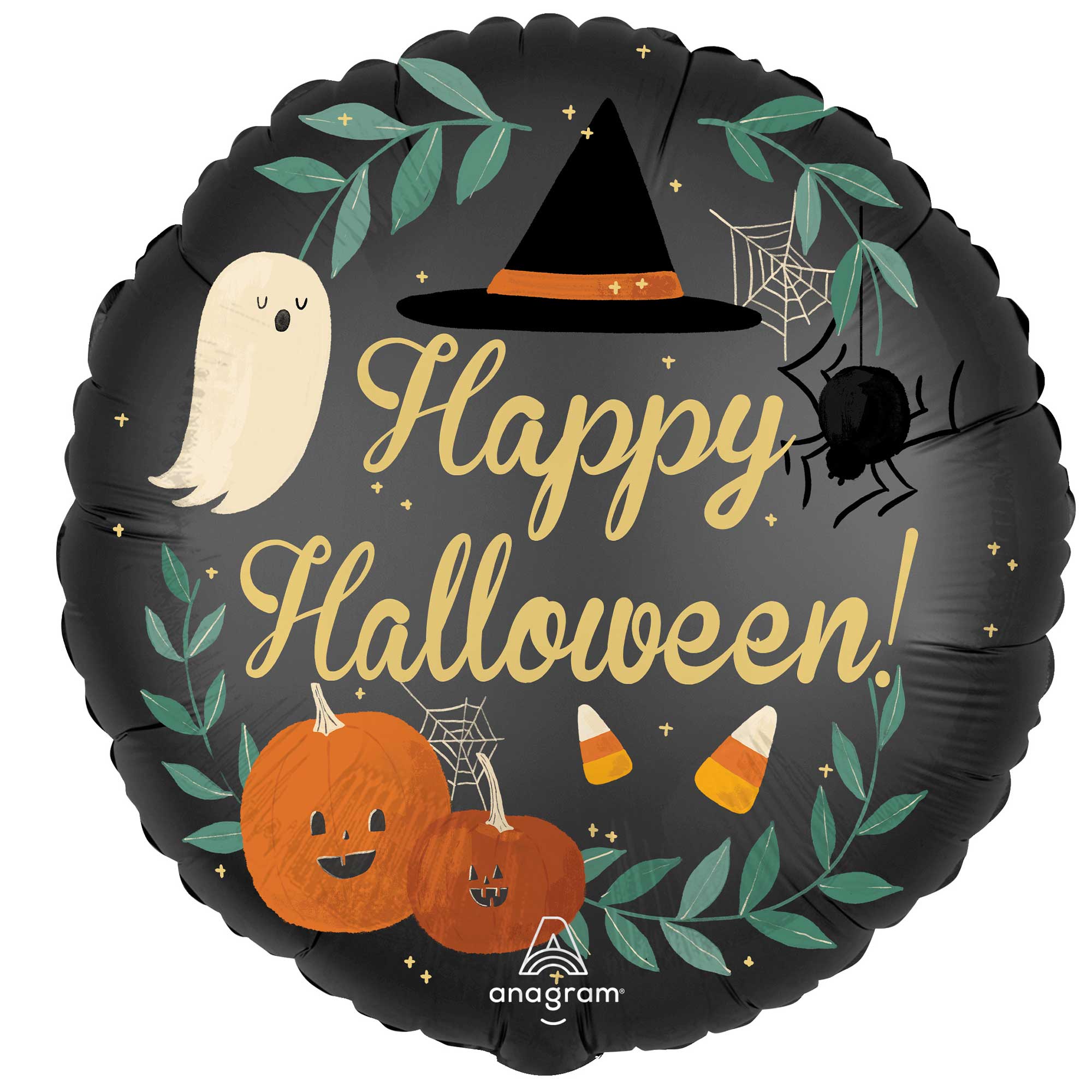 45cm XL Halloween Balloons - Standard Satin Party Decorations for Nighttime Outdoor & Indoor Halloween Decor, Party Supplies, Spooky Themed Events