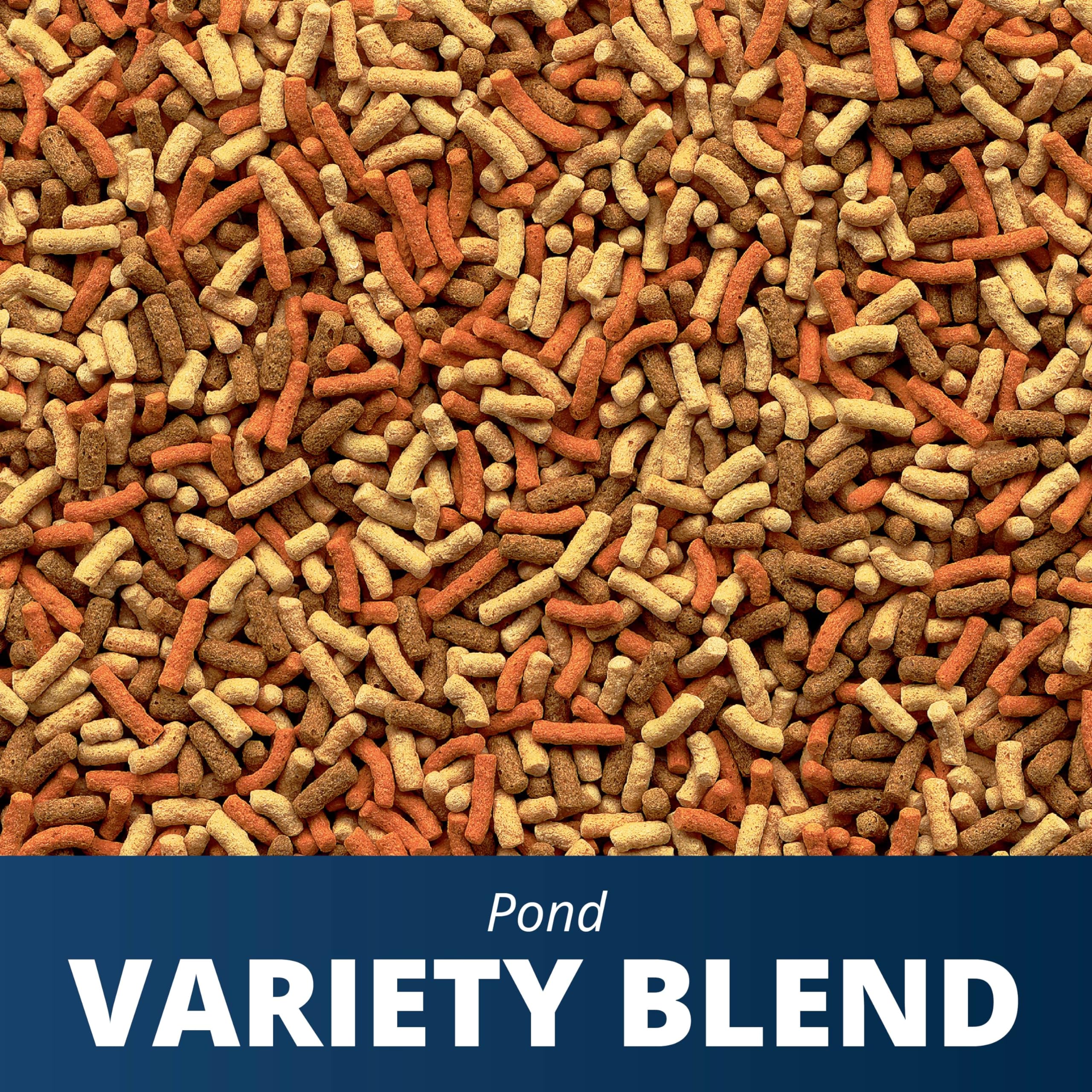 Premium TetraPond Variety Blend Fish Food for Goldfish & Koi - 2.25lb Nutrient-Rich Floating Pellets - Ideal for Outdoor Ponds & Water Gardens - Promotes Healthy Growth & Vibrant Colors