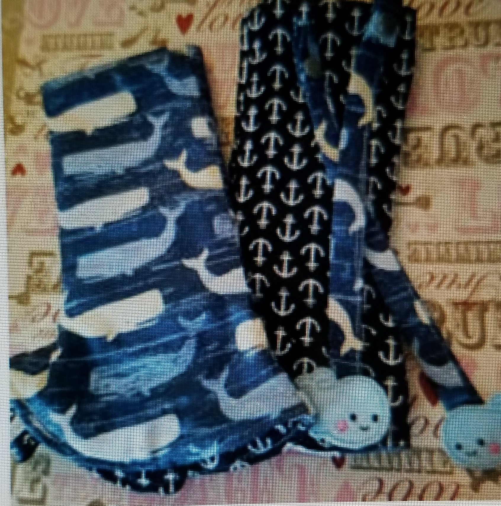Tula Little Blue Reversible Curved Suck Pads & Reach Straps - Baby Carrier Accessories with Whales & Anchors Design for Boys | Perfect for On-the-Go Parents & Ergonomic Baby Wearing