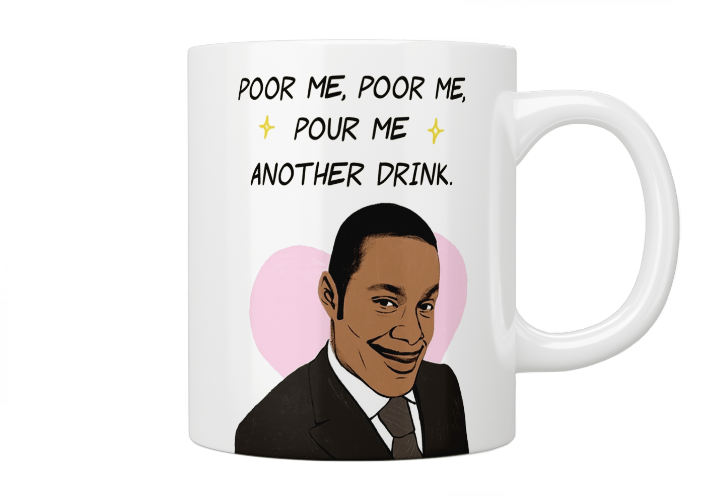 Alan Johnson 'Poor Me, Pour Me Another Drink' Funny Novelty Coffee Mug - Perfect for Office Humor, Gag Gifts & TV Show Fans