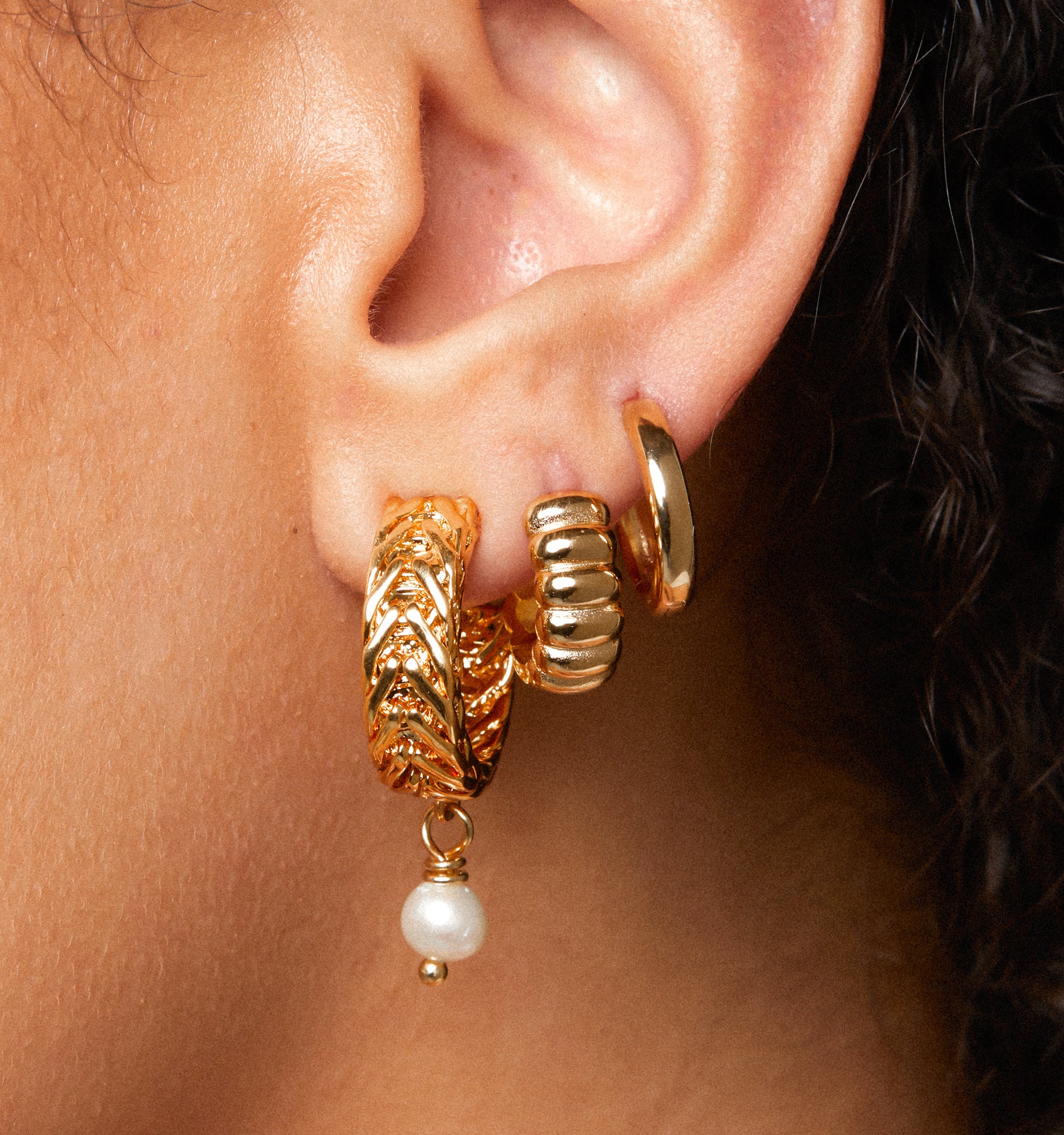 Bold Hoops Earrings for Women - Trendy Chunky Gold Hoop Earrings for Everyday Wear & Special Occasions