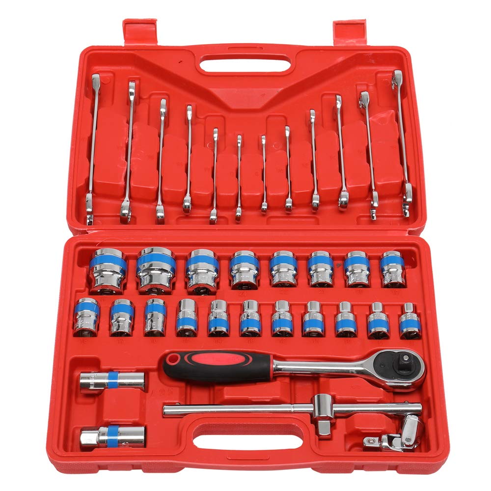 36-Piece General Machine Tool Set - High-Quality Red Metalworking Tools for DIY & Professional Use - Perfect for Lathe, Milling & Workshop Projects