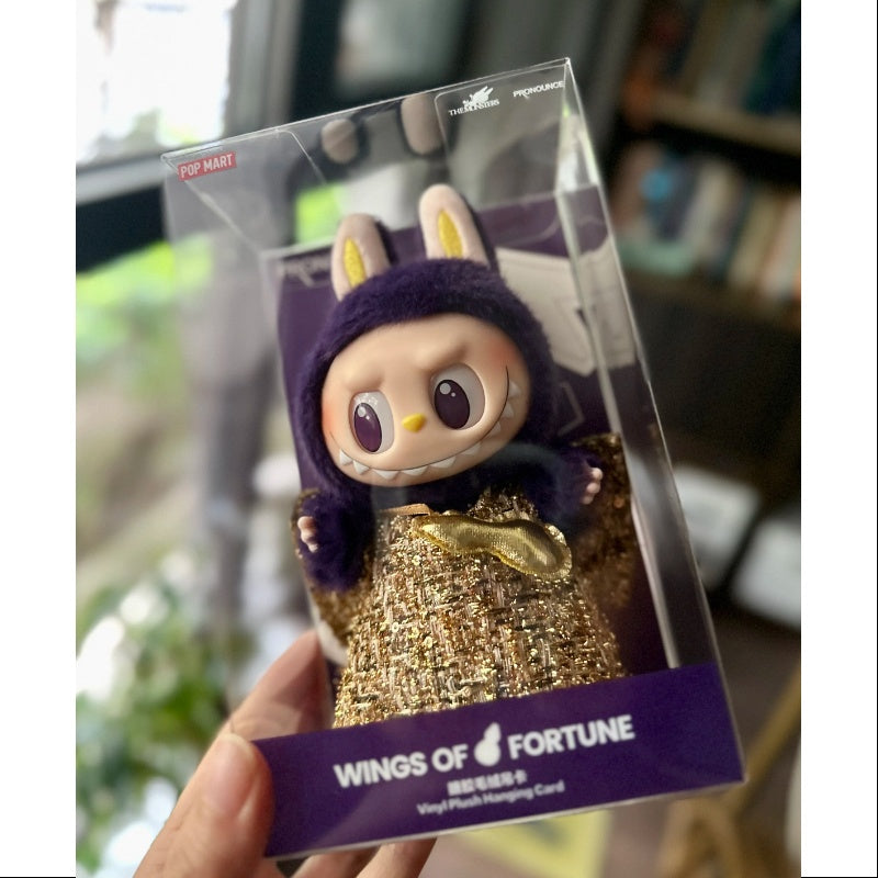Labubu The Monsters x PRONOUNCE WINGS OF FORTUNE Vinyl Pendant 2024 LIMITED Edition Collectible - Cute Anime Character Necklace for Cosplay & Gift Giving