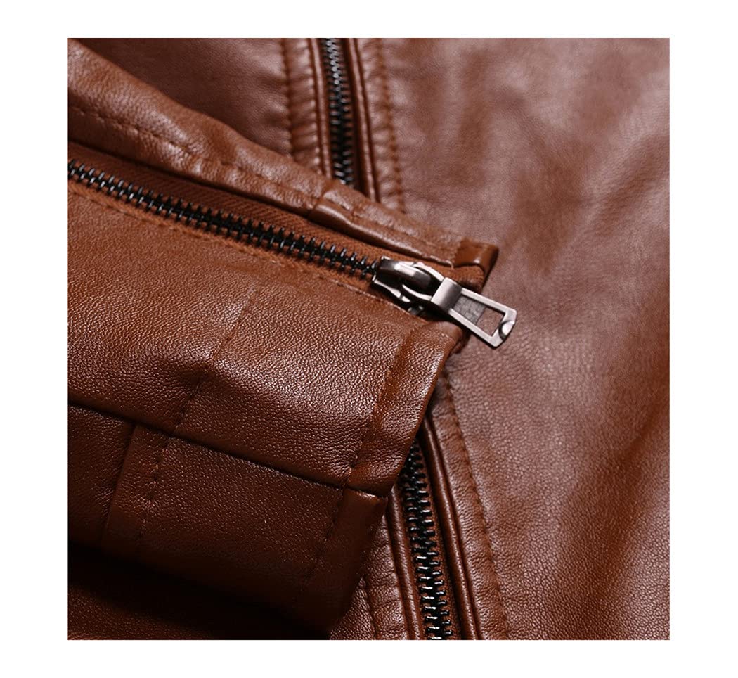 Men's Biker Leather Jacket - Trendy Motorcycle Coat for Spring & Fall | Perfect for Riding, Casual Outfits & Streetwear Fashion