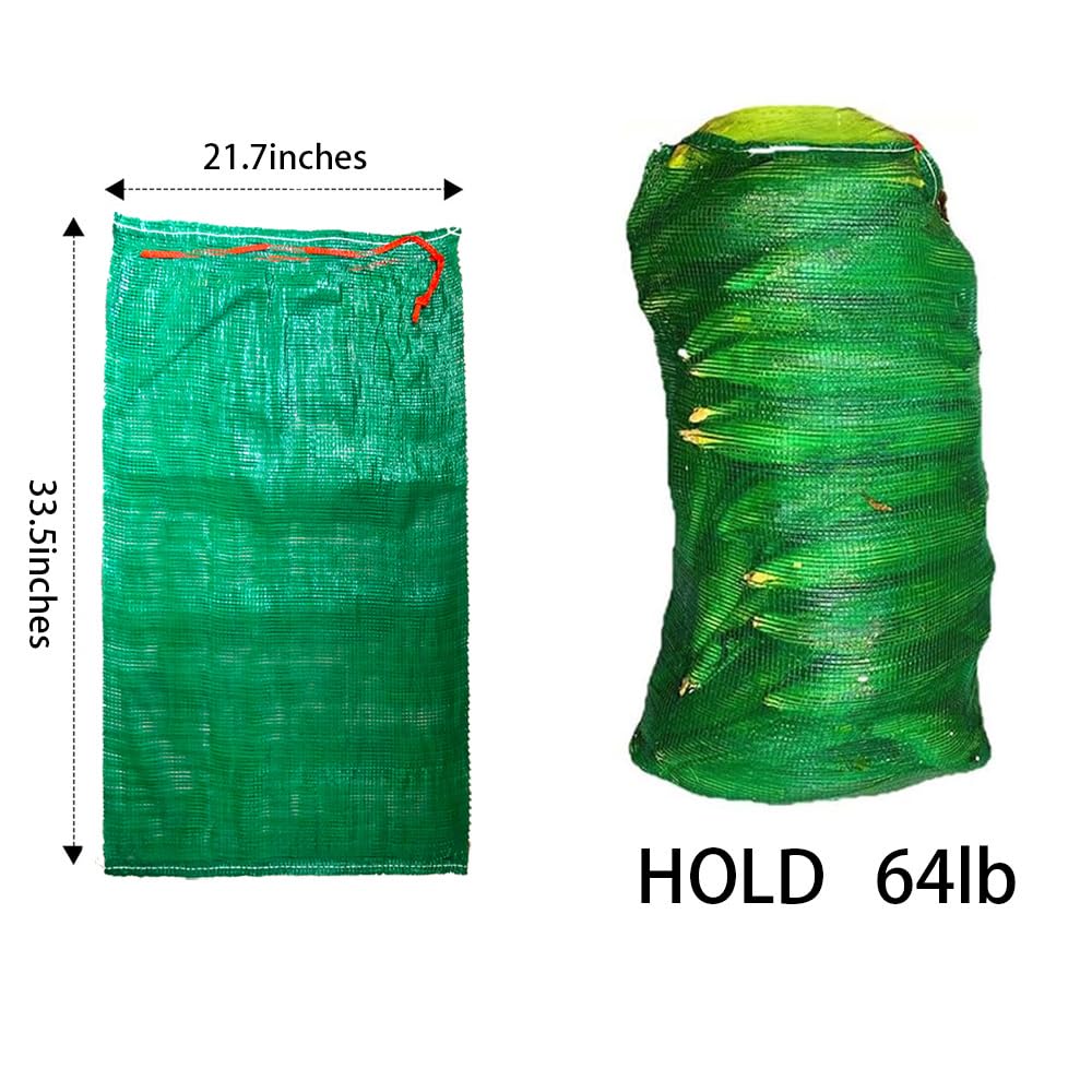 50pcs Extra Large Reusable Mesh Produce Bags - 21