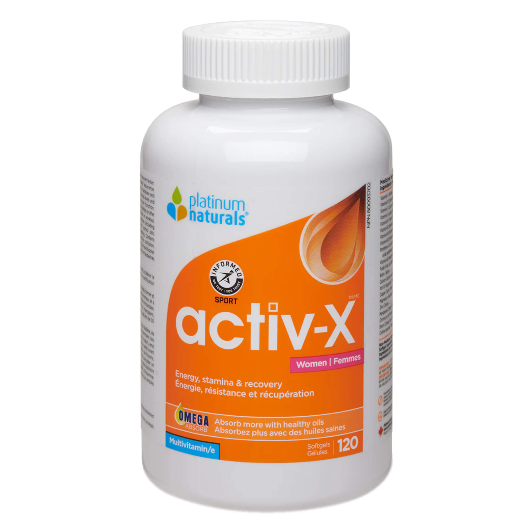Activ X™ Women's Multivitamin Supplement - Essential Daily Nutrients for Energy, Immunity & Wellness - Perfect for Busy Women, Moms & Active Lifestyles