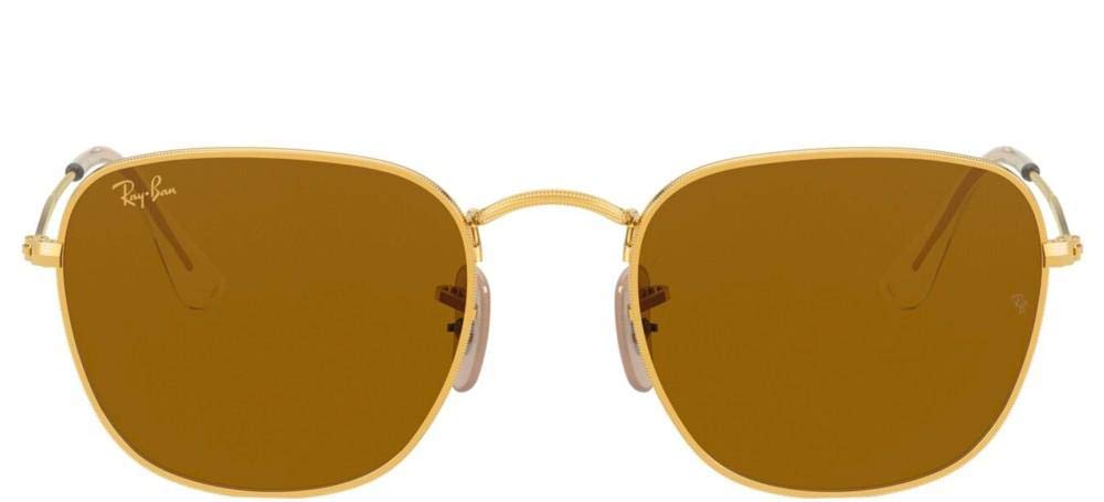 Ray-Ban RB3857 Frank Square Sunglasses for Men & Women - Classic Polarized UV Protection Aviator Style - Perfect for Driving, Beach, and Outdoor Activities