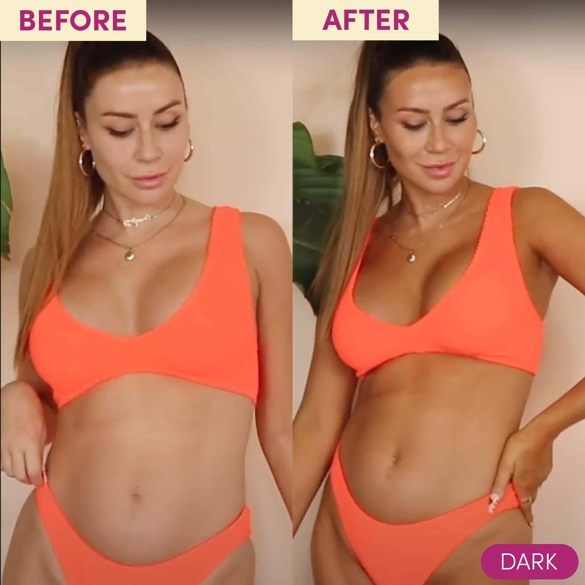 Coco & Eve Self Tanner Mousse Kit - Natural Sunless Tanning Lotion with Bronzer Mitt (Dark) | Instant Glow for Face & Body | Perfect for Vacations, Weddings & Everyday Radiance