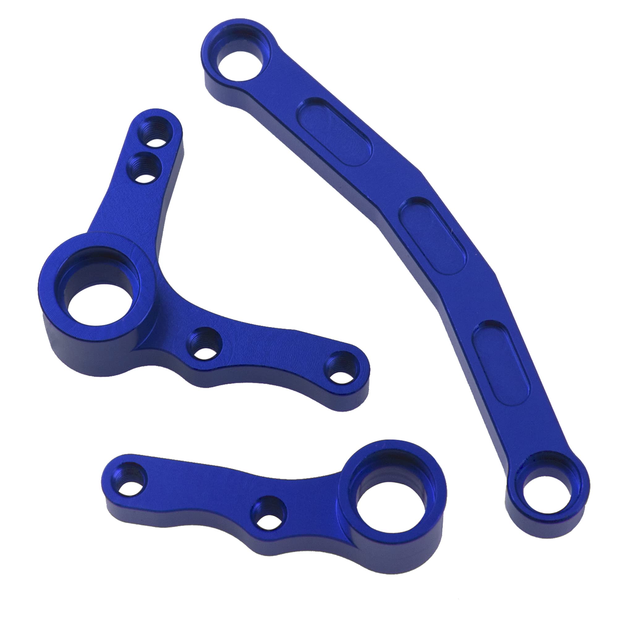 ShareGoo RC Steering Assembly & Clutch Set with Bearing - Compatible with Redcat Blackout XTE/XBE/SC Pro 1/10 RC Monster Truck - Upgrade Parts for Enhanced Control & Durability (Blue) - Perfect for Off-Road Racing & RC Car Performance Upgrades