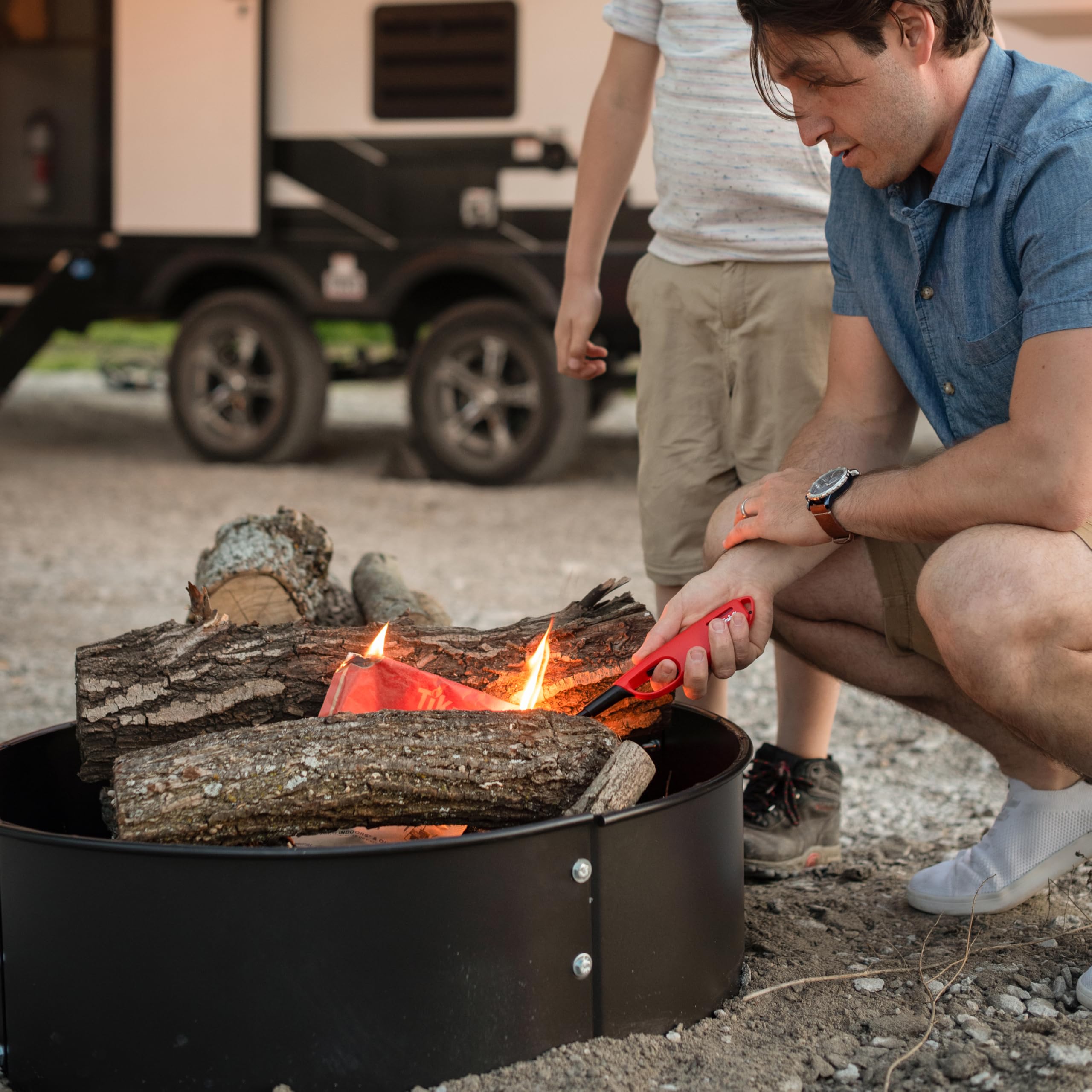 10-Pack Fire Starter – Quick Lighting Smokeless Wood Pellet Fire Starters for Outdoor Fire Pits & Indoor Fireplaces | Perfect for Camping, Backyard BBQs, Fireplace Nights & Emergency Preparedness
