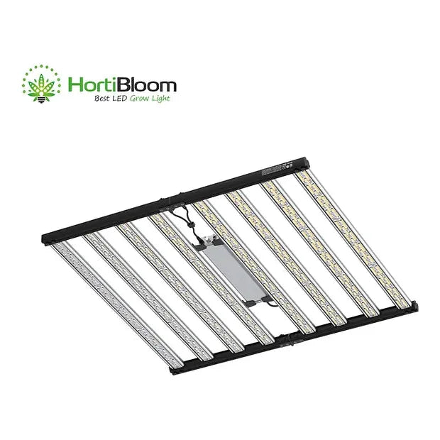 HortiBloom Mega Optic 800W Full Spectrum LED Grow Light for Indoor Plants - Hydroponics, Greenhouse & Home Gardening - Ideal for Vegetables, Flowers & Herbs