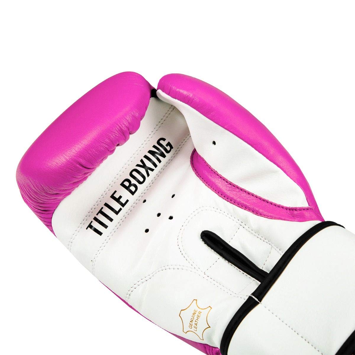 TITLE Boxing Premier Leather Super Bag Gloves 2.0 - Premium Boxing Gloves for Men & Women, Heavy Bag Training, Kickboxing, Punching Bag Workouts | Durable Leather MMA & Fitness Gloves for Gym, Home Use