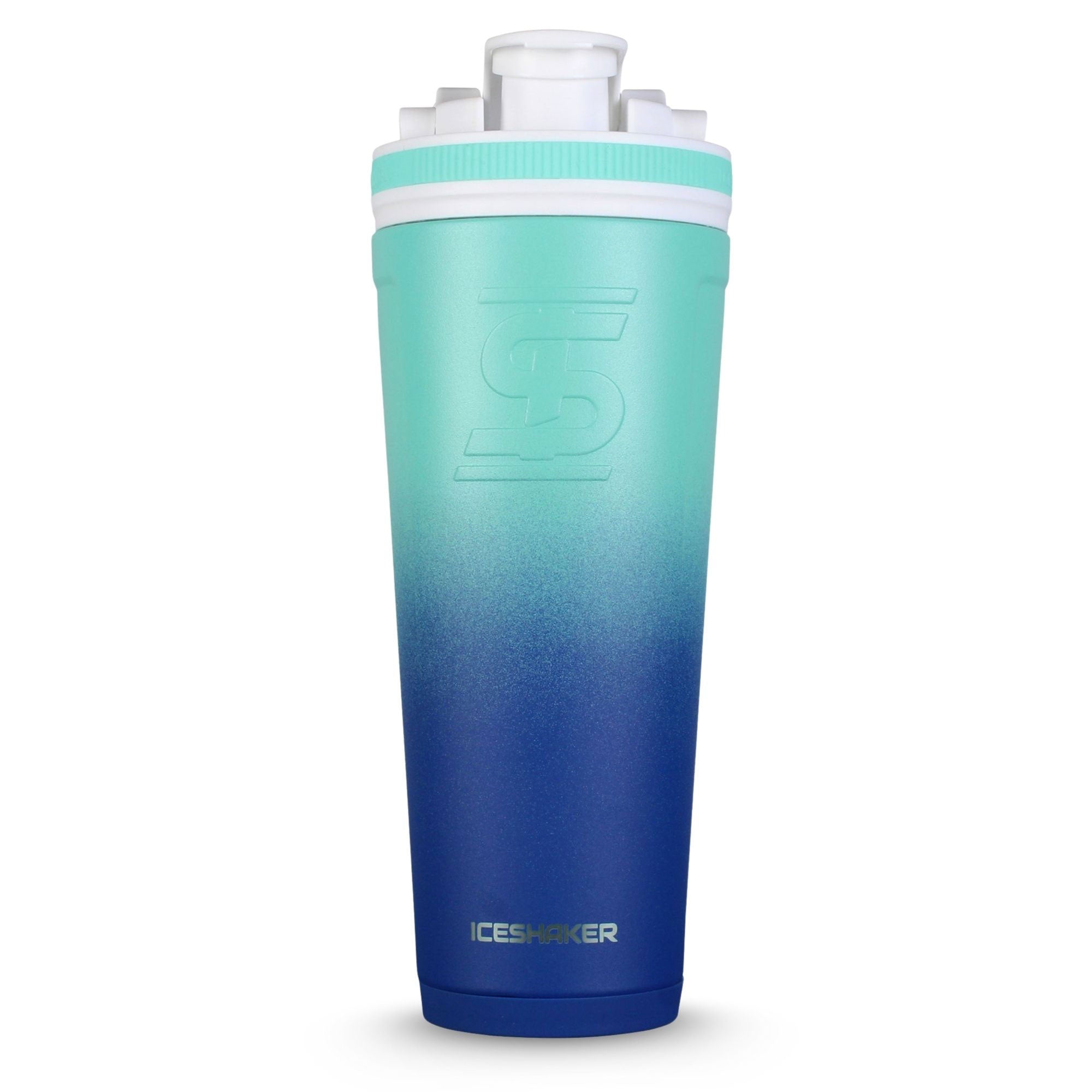 Premium Stainless Steel Ice Shaker Bottle - Leakproof Protein Shaker for Gym, Workouts & Travel - BPA-Free Fitness Water Bottle with Mixing Ball - Ideal for Protein Powder, Pre-Workout & Smoothies