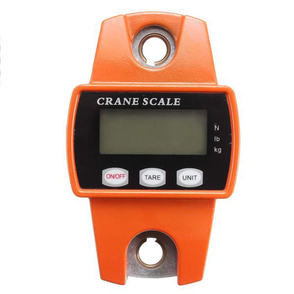 **Baluue Heavy Duty Digital Crane Scale - 1000lb Capacity Stainless Steel Hanging Scale for Fishing, Industrial Weighing & Outdoor Use - Portable Fish Scale with LCD Display for Hunting, Shipping & Warehouse**