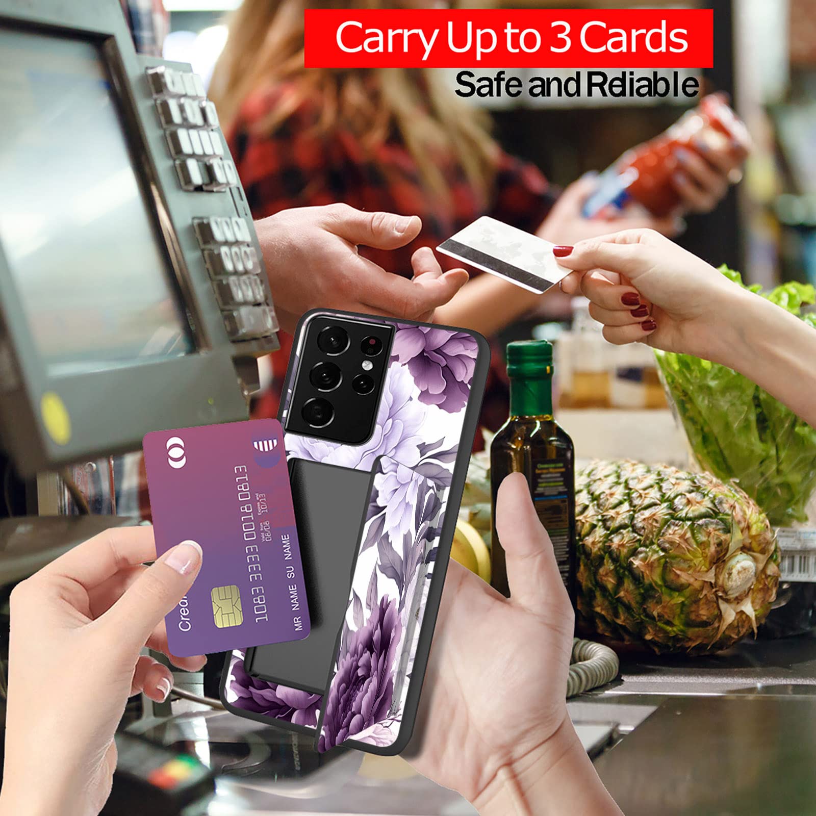Shockproof Armor Hybrid Case for Samsung Galaxy S21 Ultra 6.8