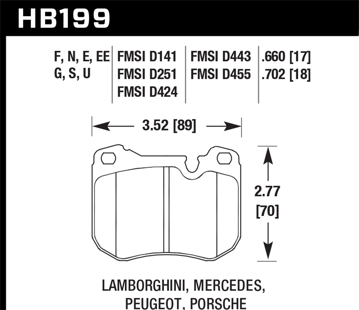 HB199E.702 Blue 9012 Motorsport Brake Pads - High Performance Ceramic Brake Pads for Racing & Sports Cars - Perfect for Track Days & High-Speed Driving
