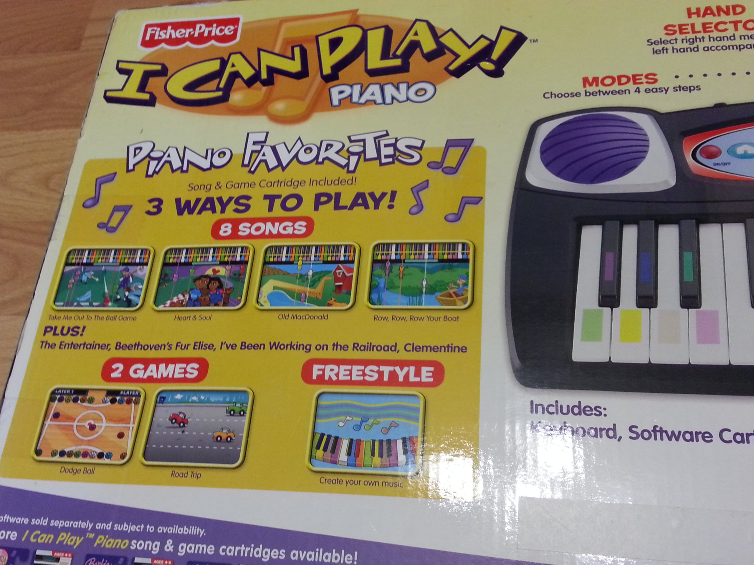 Fisher-Price I Can Play Piano System - Interactive Musical Toy for Toddlers & Kids, Early Learning & Development - Perfect for Playtime, Gifts & Nursery Decor