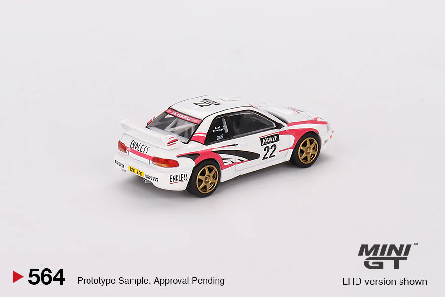 MINIGT 1:64 Scale Subaru Impreza WRC98 1999 Rally Car Diecast Model - #22 Tour de Corse Edition - Collectible Toy Car for Racing Enthusiasts & Display