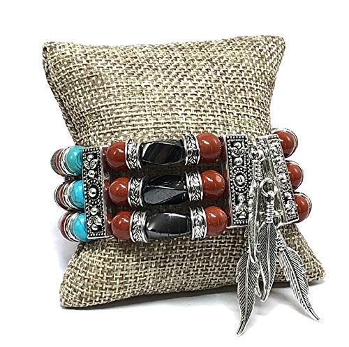 Bohemian Cuff Bracelet for Women - Handmade Beaded Southwestern Style Jewelry - Perfect for Festival, Beach, and Boho Fashion Outfits