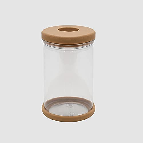 Transparent Hydroponic Flower Pots - Automatic Water Absorption Soilless Planters for Indoor/Outdoor Greenery - Imitation Glass Design (Yellow) - Perfect for Home, Office & Garden Decor