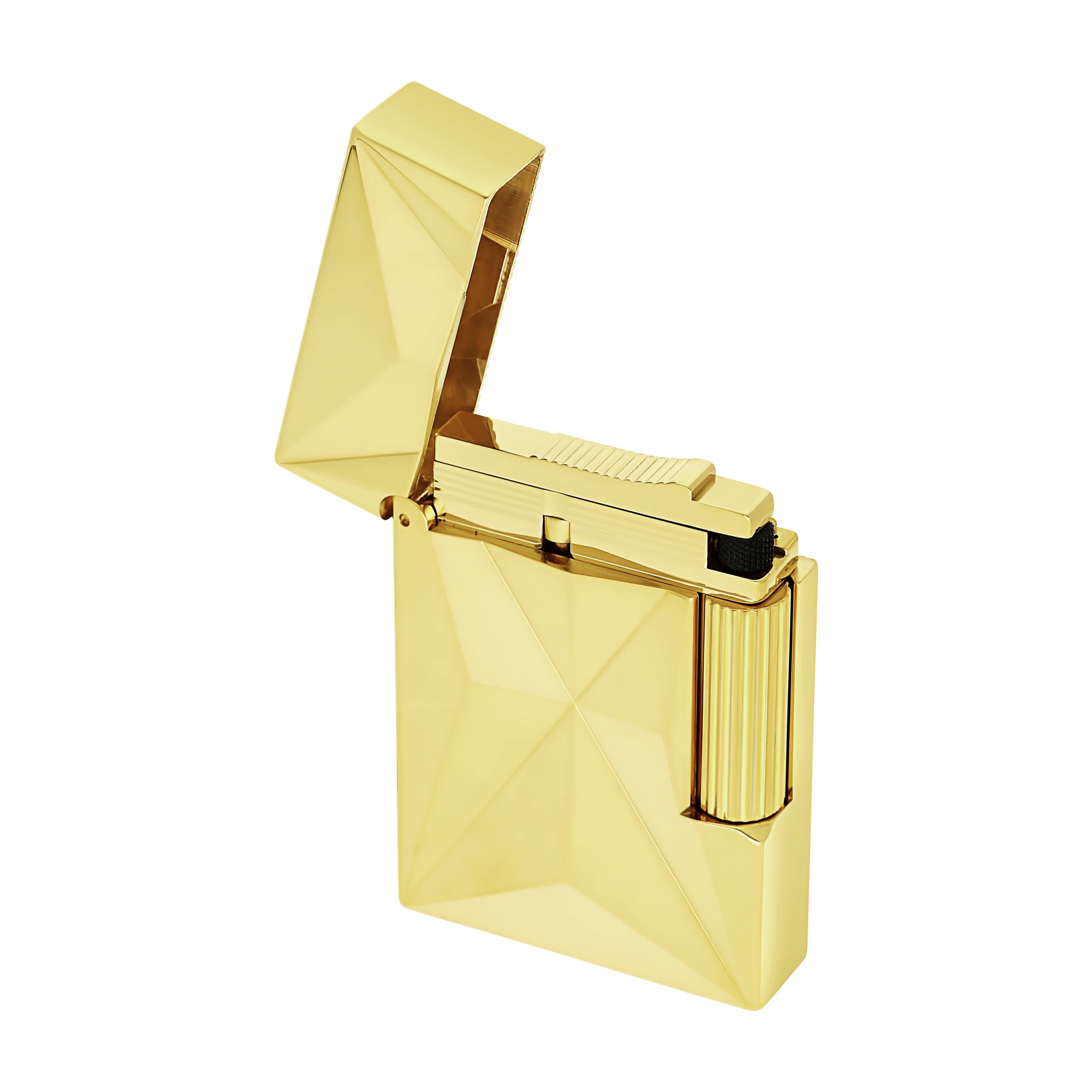 Premium S.T. Dupont Fire X Gold Ligne 2 Luxury Butane Lighter - Elegant Gift for Men, Collectors & Cigar Enthusiasts - Perfect for Weddings, Anniversaries & Special Occasions