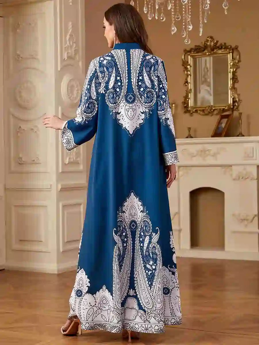 Urgarment Elegant Beaded Mukhawar Eid Caftan Dress #254268 - Perfect for Eid Celebrations, Weddings & Special Occasions