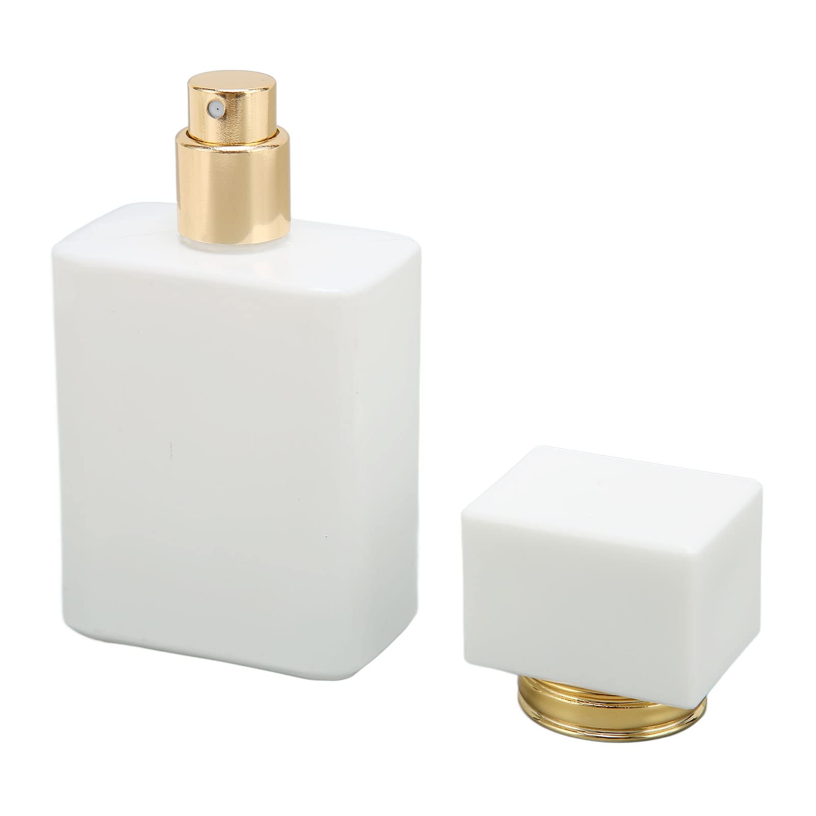 Premium Glass Perfume Bottle Atomizer Set - 2 Pack Refillable Travel Perfume Spray Bottles with Large Capacity for Makeup Remover, Essential Oils & Fragrances | Perfect for Travel, Gym, Office & Daily Use