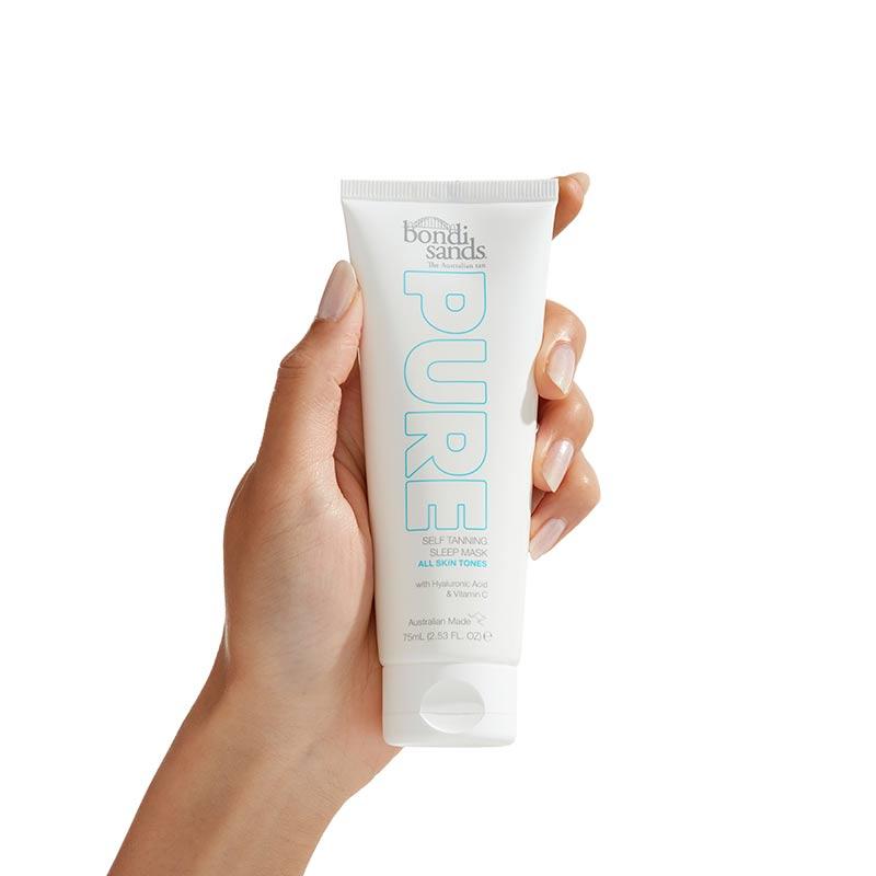 Bondi Sands Pure Self Tanning Sleep Mask - Overnight Tanning Lotion for Natural Glow | Perfect for Pre-Party, Vacation & Everyday Use
