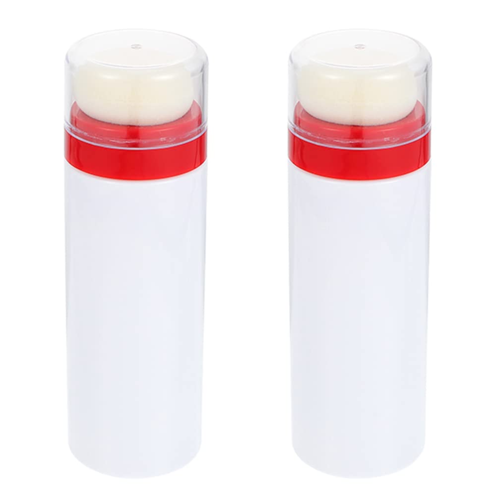 Beaupretty Talcum Powder Puff Bottle - Portable Loose Powder Dispenser for Hairline, Blush & Baby Powder | Travel Size Cosmetic Holder (2 Pack) | Perfect for Makeup Touch-ups, Travel & On-the-Go Use