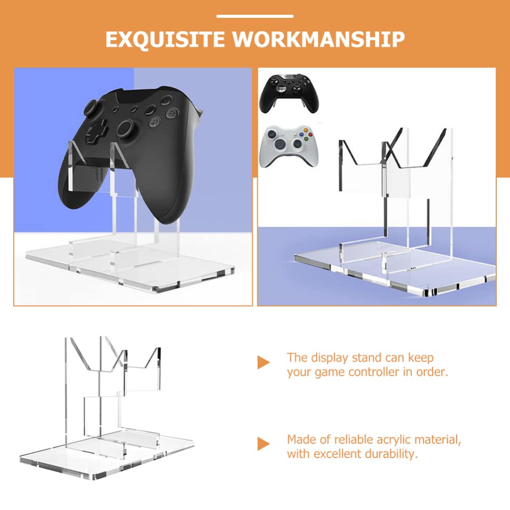 iplusmile Transparent Gamepad Stand - Acrylic Controller Holder for Gaming Setup