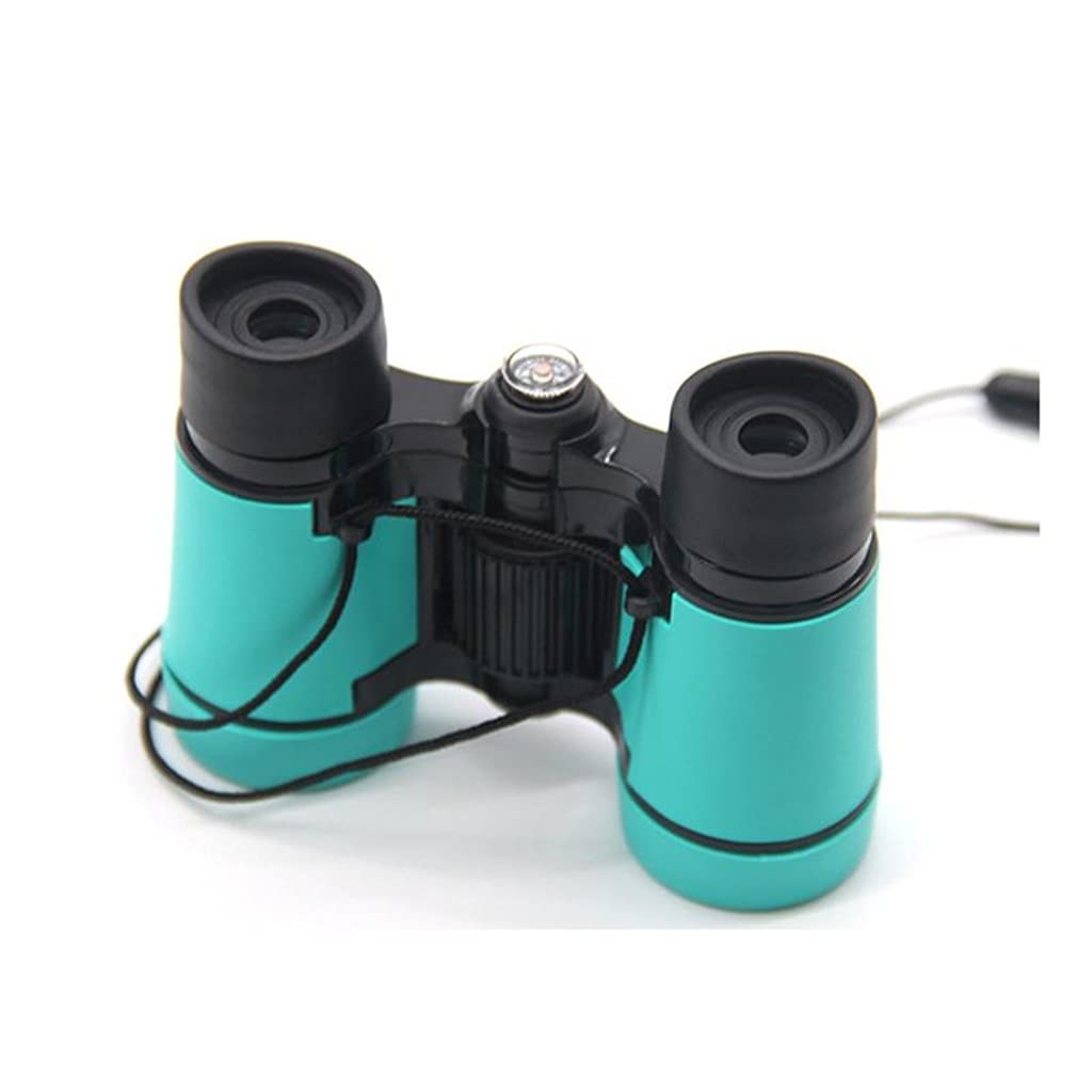 Adjustable Kids Binoculars - Green Children's Telescope Toy for Outdoor Exploration, Bird Watching & Camping - Perfect Birthday Gift for Boys & Girls Ages 3-8