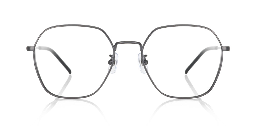 Jins Sabae 009 Eyeglasses - Lightweight Titanium Frame with Blue Light Blocking Lenses for Men & Women - Perfect for Office Work, Gaming, and Digital Screen Use