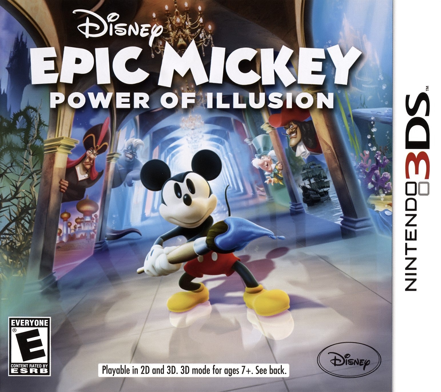 Epic Mickey: Power of Illusion - Disney Video Game for Nintendo 3DS | Action-Adventure Fantasy Gameplay | Perfect for Kids & Disney Fans | Great for Travel & Family Game Nights